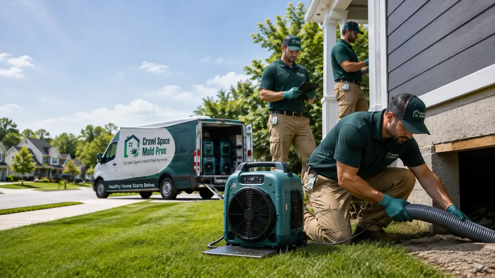 Crawl Space Mold Removal in Greenwood, NE
